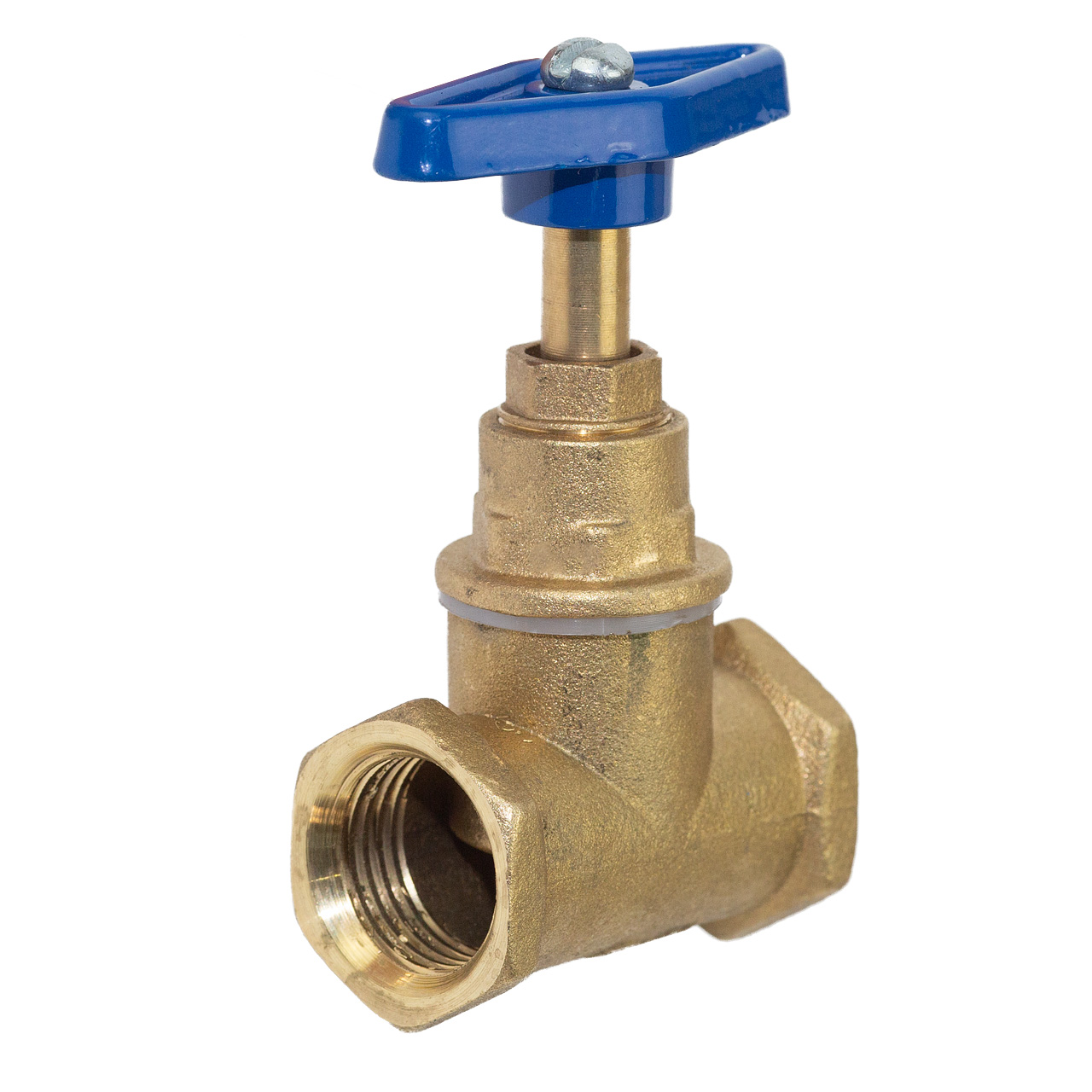 Клапан (вентиль) запорный латунный 15Б3р Ду 40 (1 1/2") Ру 16